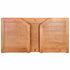Chivari 7' Chestnut Portable Folding Bar with Reversible Front BAR-FOLD-84KTR-CHE-AX-T