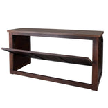 7' Fruitwood Portable Folding Bar with Reversible Front