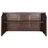 Chivari 7' Fruitwood Portable Folding Bar with Reversible Front BAR-FOLD-84KTR-FRT-AX-T