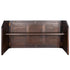 Chivari 7' Fruitwood Portable Folding Bar with Reversible Front BAR-FOLD-84KTR-FRT-AX-T