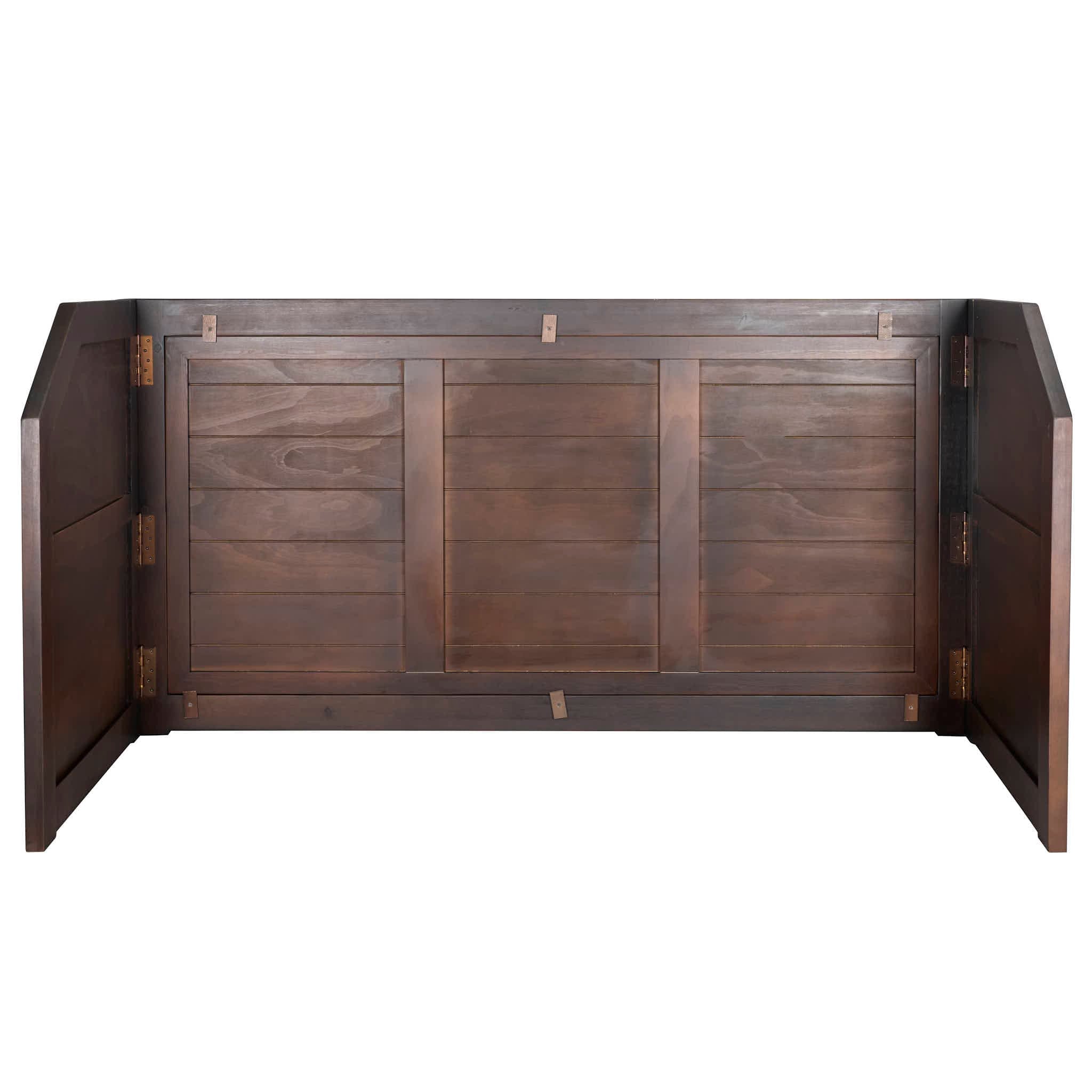 Chivari 7' Fruitwood Portable Folding Bar with Reversible Front BAR-FOLD-84KTR-FRT-AX-T