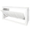 Chivari 7' White Portable Folding Bar with Reversible Front BAR-FOLD-84KTR-WHT-AX-T
