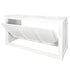Chivari 7' White Portable Folding Bar with Reversible Front BAR-FOLD-84KTR-WHT-AX-T