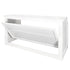 Chivari 7' White Portable Folding Bar with Reversible Front BAR-FOLD-84KTR-WHT-AX-T