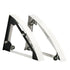 Chivari White Serpentine Bar Mover Wheel Platform for Serpentine Folding Bars, Left and Right Sides BAR-MVR-SERP-WHT-AX