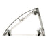 Chivari White Serpentine Bar Mover Wheel Platform for Serpentine Folding Bars, Left and Right Sides BAR-MVR-SERP-WHT-AX