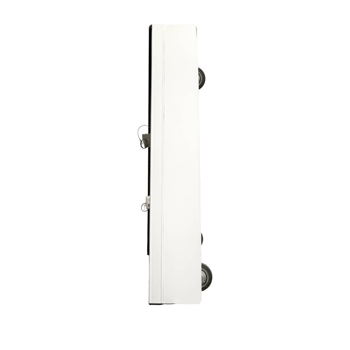 Chivari White Serpentine Bar Mover Wheel Platform for Serpentine Folding Bars, Left and Right Sides BAR-MVR-SERP-WHT-AX