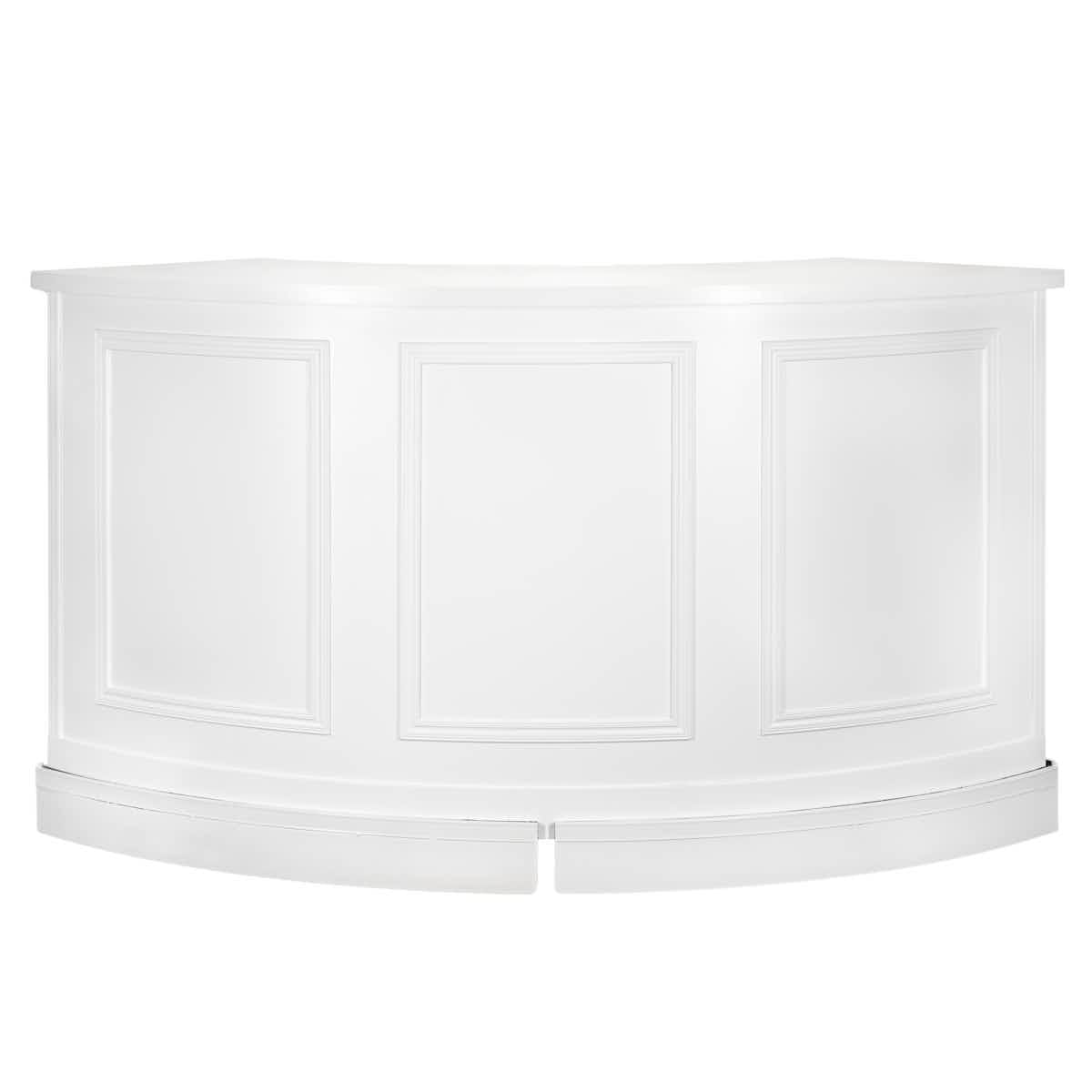 Chivari White Serpentine Bar Mover Wheel Platform for Serpentine Folding Bars, Left and Right Sides BAR-MVR-SERP-WHT-AX
