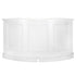 Chivari White Serpentine Bar Mover Wheel Platform for Serpentine Folding Bars, Left and Right Sides BAR-MVR-SERP-WHT-AX