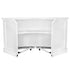 Chivari White Serpentine Bar Mover Wheel Platform for Serpentine Folding Bars, Left and Right Sides BAR-MVR-SERP-WHT-AX