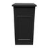 Chivari 34' Black Portable Folding Bar - 7 Piece Set Single Panel Front - Margarita BAR-CFG-BLK-D4-KT