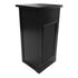Chivari 34' Black Portable Folding Bar - 7 Piece Set Three Panel Front - Margarita BAR-CFG-BLK-D2-KT