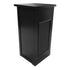 Chivari 32' Black Portable Folding Bar - 7 Piece Set Single Panel Front - Martini BAR-CFG-BLK-C4-KT