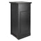Grand Royale Bars 24" x 24" Black Bar Post with HPL Top for Bar Setups and Displays BAR-POST-24-BLK-AX