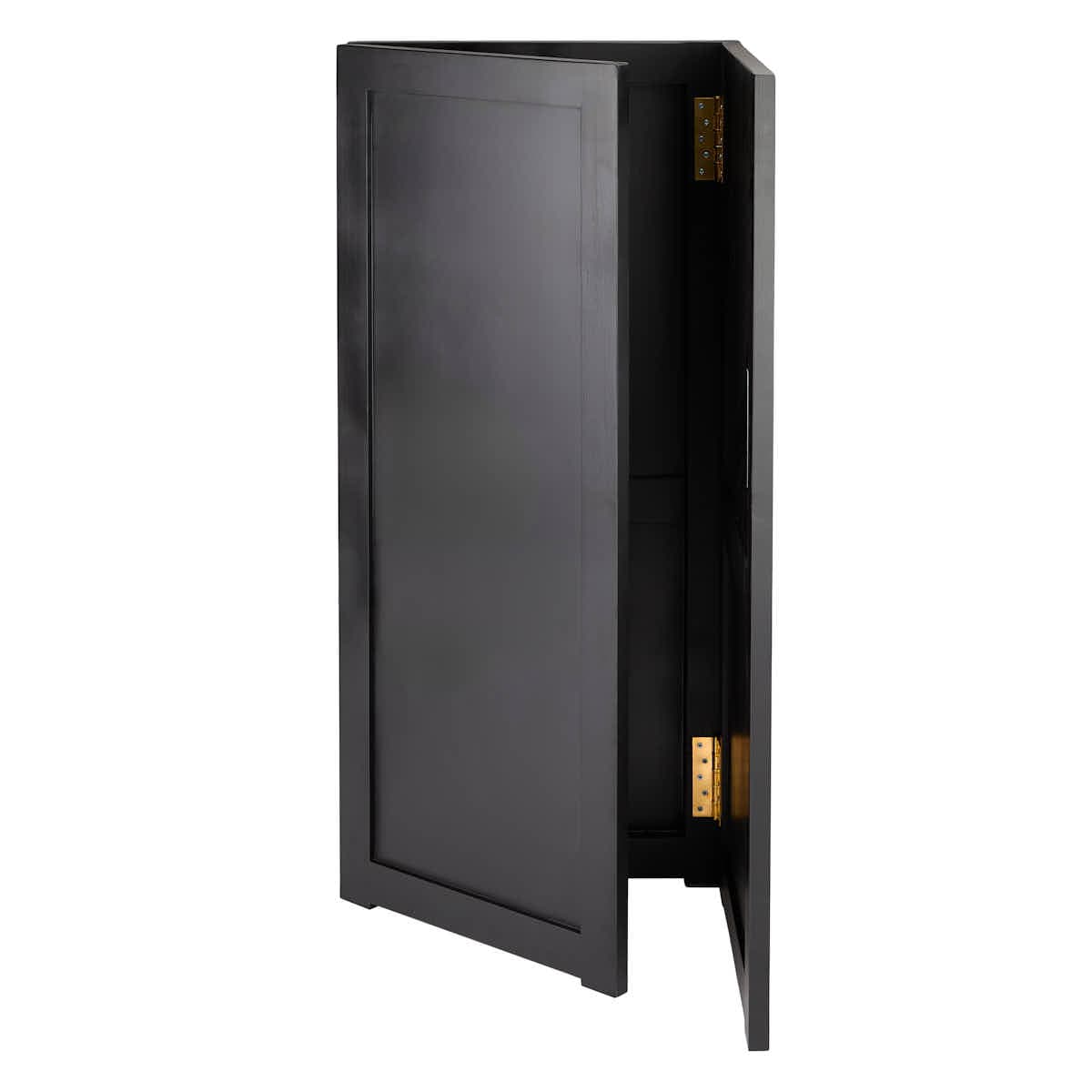 Grand Royale Bars 24' Black Portable Folding Bar - 5 Piece Set Single Panel Front with Flush Top - Mimosa BAR-CFG-BLK-F4FL-KT