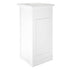 32' White Portable Folding Bar - 7 Piece Set Single Panel Front with Flush Top - Martini