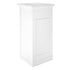 34' White Portable Folding Bar - 7 Piece Set Single Panel Front with Flush Top - Margarita