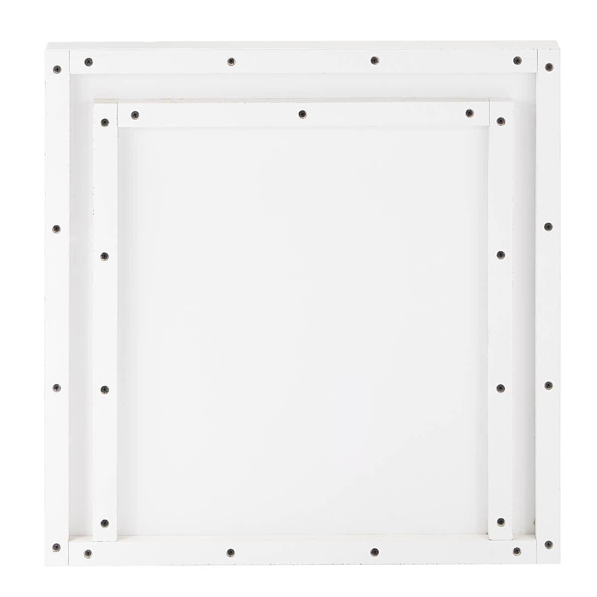 Chivari 24" x 24" White Bar Post with HPL Top for Bar Setups and Displays BAR-POST-24-WHT-AX