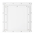34' White Portable Folding Bar - 7 Piece Set Single Panel Front with Flush Top - Margarita