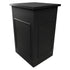 Chivari 22' Black Portable Folding Bar - 5 Piece Set Reversible Panel Front - Spritz BAR-CFG-BLK-E2-KT