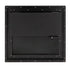 Chivari 31" x 28" Black Bar Post with HPL Top for Bar Setups and Displays BAR-POST-31-BLK-AX