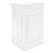 Chivari 31" x 28" White Bar Post with HPL Top for Bar Setups and Displays BAR-POST-31-WHT-AX