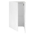 22' White Portable Folding Bar - 5 Piece Set Reversible Panel Front with Flush Top - Spritz