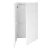 22' White Portable Folding Bar - 5 Piece Set Reversible Panel Front with Flush Top - Spritz