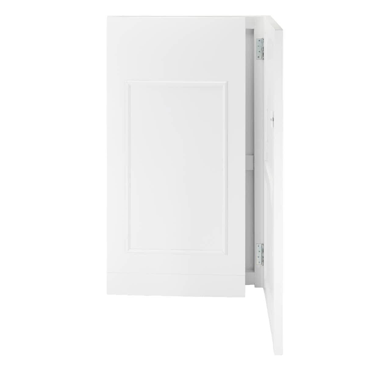Chivari 31" x 28" White Bar Post with HPL Top for Bar Setups and Displays BAR-POST-31-WHT-AX