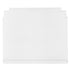 Chivari 31" x 28" White Bar Post with HPL Top for Bar Setups and Displays BAR-POST-31-WHT-AX
