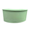 Grand Royale Bars 7' Sage Green Single Panel Quarter Round Serpentine Bar with HPL Top BAR-SERP-84KT-SG-AX-T