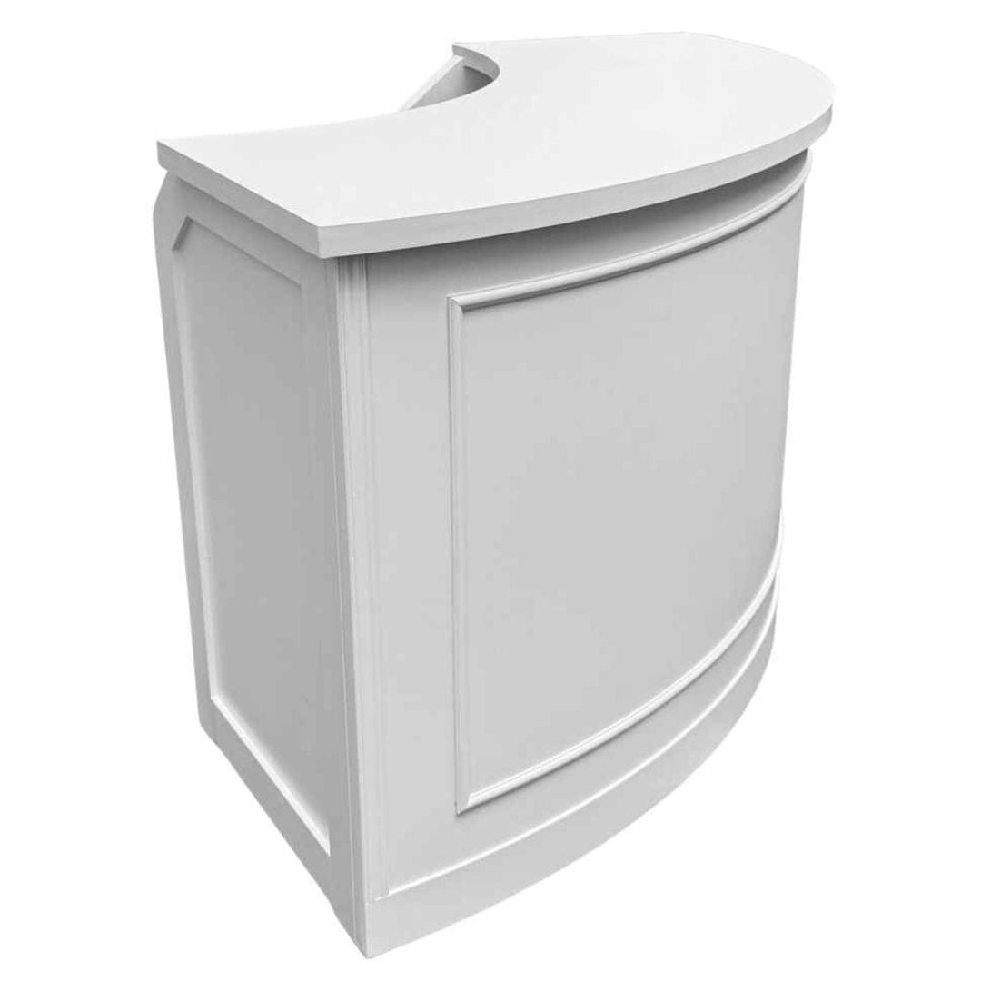 Chivari 32' White Portable Folding Bar - 7 Piece Set Single Panel Front - Martini BAR-CFG-WHT-C3-KT