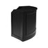 32' Black Portable Folding Bar - 7 Piece Set Single Panel Front with Flush Top - Martini