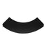 28' Black Portable Folding Bar - 4 Piece Set Single Panel Front with Flush Top - Manhattan