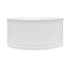 Grand Royale Bars 50' White Portable Folding Bar - 11 Piece Set Single Panel Front with Flush Top - Long Island BAR-CFG-WHT-A3FL-KT