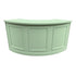 Chivari 28' Sage Green Portable Folding Bar - 4 Piece Set Three Panel Front - Manhattan BAR-CFG-SG-B5-KT