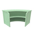 Chivari 32' Sage Green Portable Folding Bar - 7 Piece Set Three Panel Front - Martini BAR-CFG-SG-C5-KT