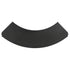 Chivari 7' Black 3 Panel Quarter Round Serpentine Bar with HPL Top BAR-SERP3-84KT-BLK-AX-T