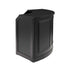 24' Black Portable Folding Bar - 5 Piece Set Three Panel Front with Flush Top - Mimosa