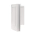 34' White Portable Folding Bar - 7 Piece Set Single Panel Front with Flush Top - Margarita