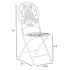 Chivari Barcelona Bistro Chair Antique White with Round Seat and Back CBBMRW-AX-T