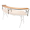 Chivari 7 Foot (84"x 12") Gray Serpentine Plywood Bar Top Buffet Riser BARPLYSERP84MG-AX-T
