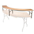 Chivari 7 Foot (84"x 12") Gray Serpentine Plywood Bar Top Buffet Riser BARPLYSERP84MG-AX-T