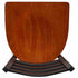 Chivari Ladder Back Bar Stool with Black Frame and Cherry Wood Seat BLMBWCW-ZF-KT