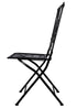 Chivari Barcelona Bistro Set in Rustic Matte Black includes 28" Table and 4 Chairs BBMB-KT-AX