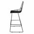 Chivari Black 30" Benton Wire Bar Stool Steel Frame BBMB-WR-AX