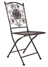 Chivari Barcelona Bistro Set in Bronze includes 28" Table and 4 Chairs BBMBR-KT-AX