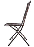 Chivari Barcelona Bistro Set in Bronze includes 28" Table and 4 Chairs BBMBR-KT-AX