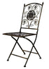 Chivari Barcelona Bistro Set in Vintage Copper includes 28" Table and 4 Chairs BBMC-KT-AX