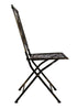 Chivari Barcelona Bistro Set in Vintage Copper includes 28" Table and 4 Chairs BBMC-KT-AX